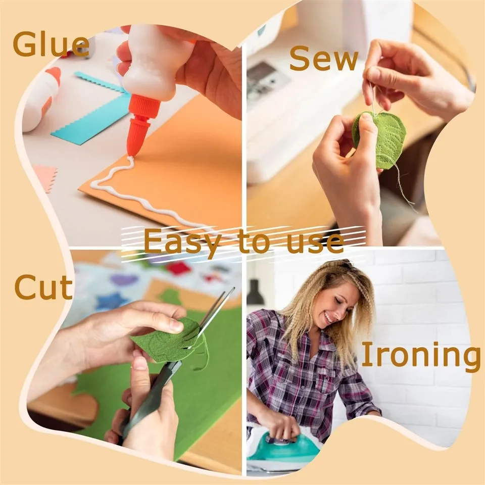 Pure White Polyester Felt